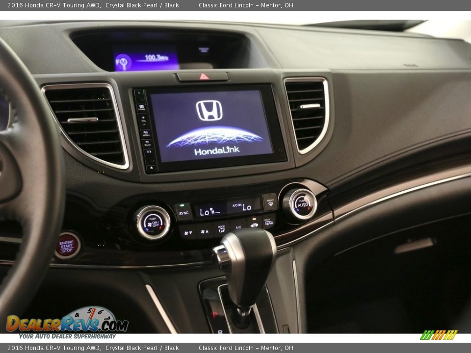 2016 Honda CR-V Touring AWD Crystal Black Pearl / Black Photo #10