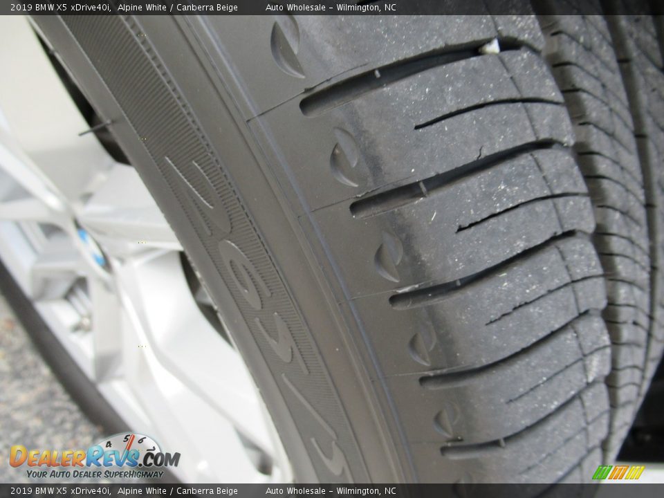 2019 BMW X5 xDrive40i Alpine White / Canberra Beige Photo #8