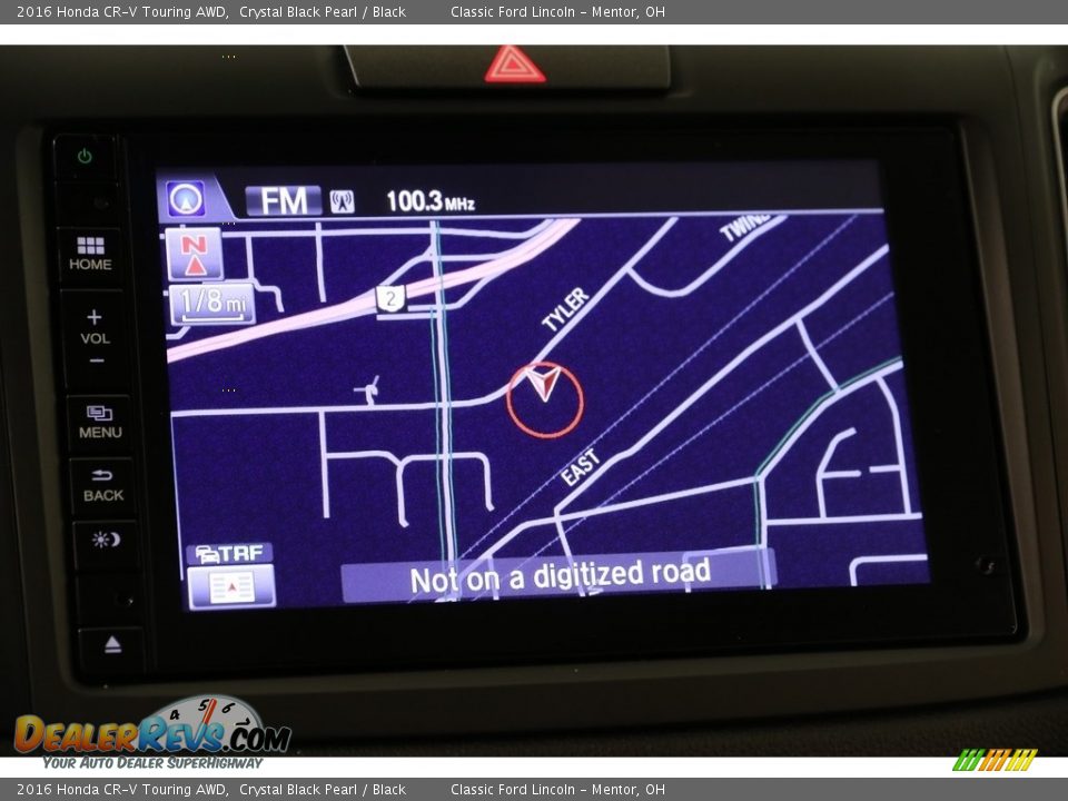 2016 Honda CR-V Touring AWD Crystal Black Pearl / Black Photo #15