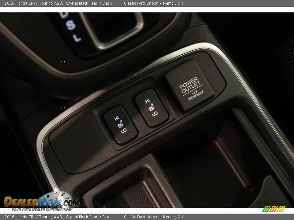 2016 Honda CR-V Touring AWD Crystal Black Pearl / Black Photo #19