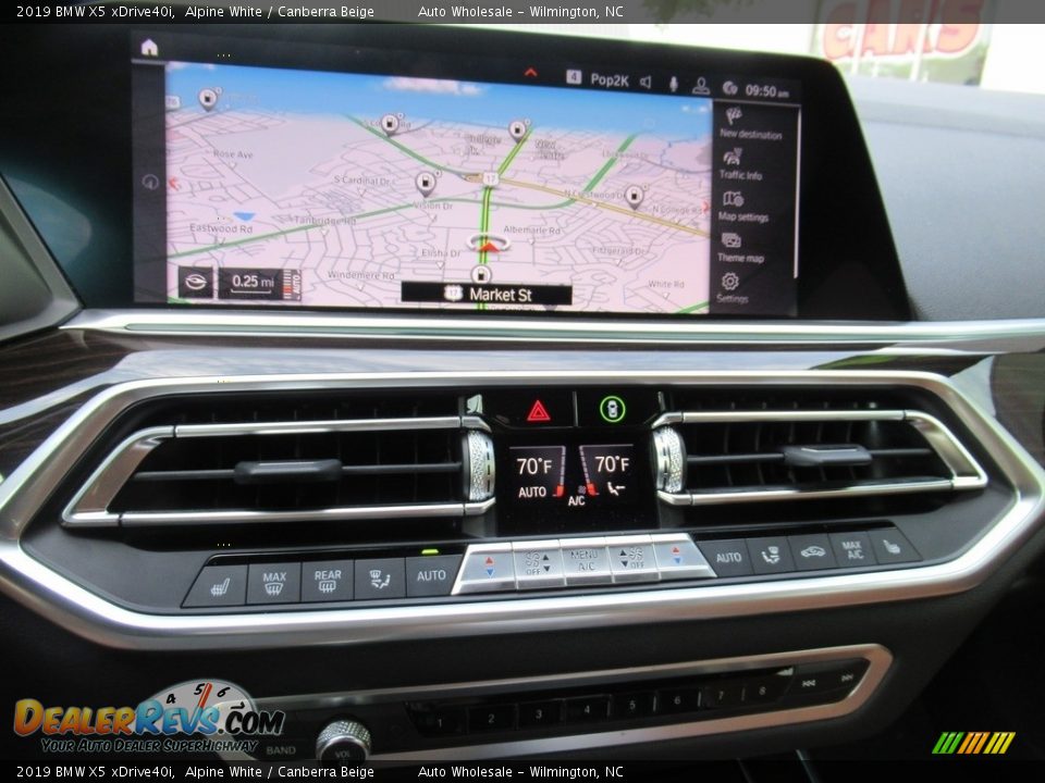 2019 BMW X5 xDrive40i Alpine White / Canberra Beige Photo #17