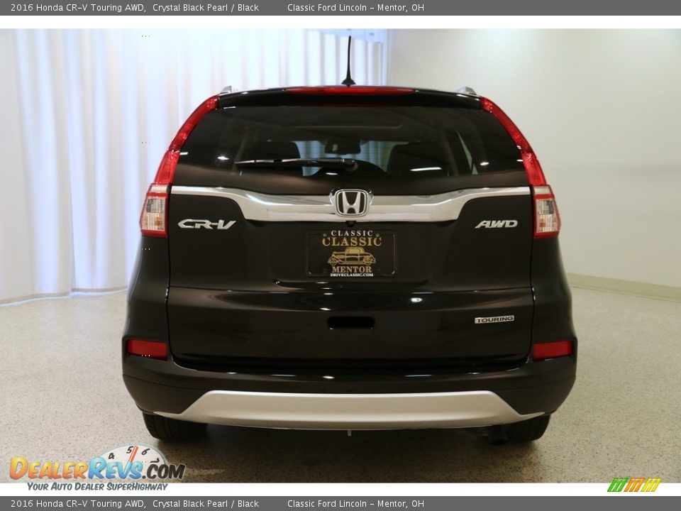 2016 Honda CR-V Touring AWD Crystal Black Pearl / Black Photo #24