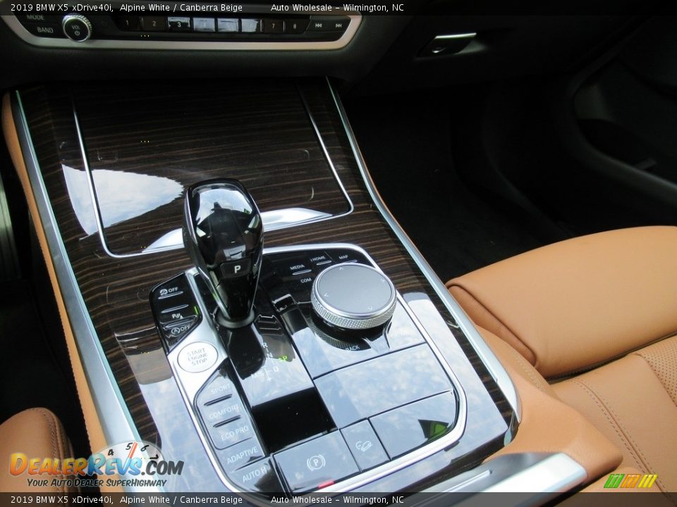 2019 BMW X5 xDrive40i Alpine White / Canberra Beige Photo #19