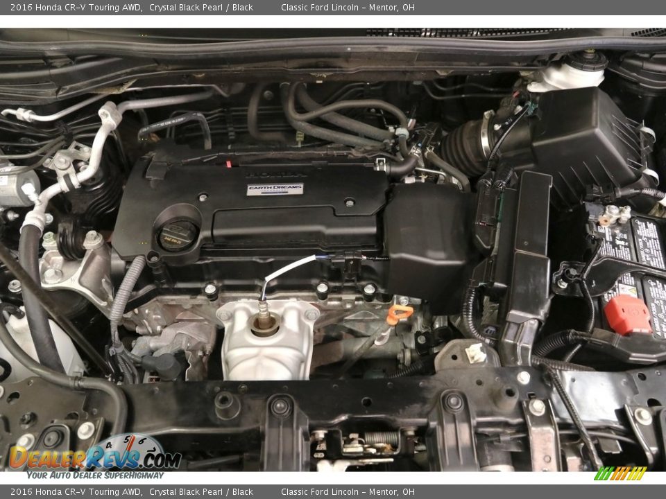 2016 Honda CR-V Touring AWD Crystal Black Pearl / Black Photo #25