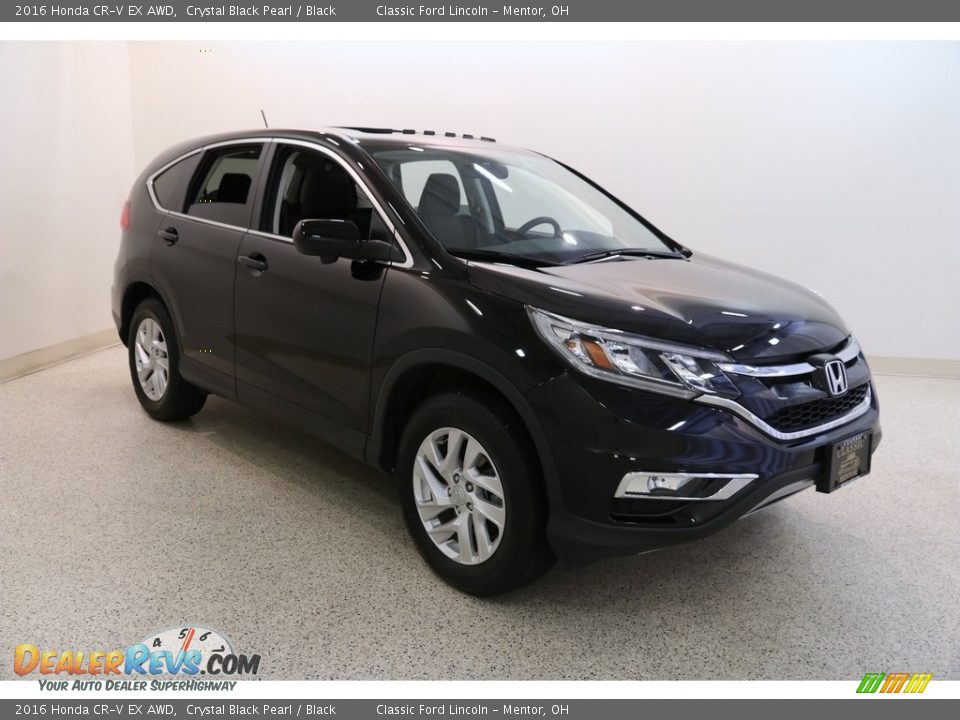 2016 Honda CR-V EX AWD Crystal Black Pearl / Black Photo #1