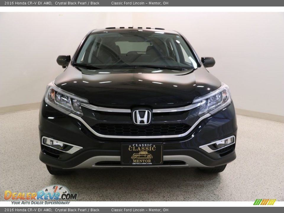 2016 Honda CR-V EX AWD Crystal Black Pearl / Black Photo #2