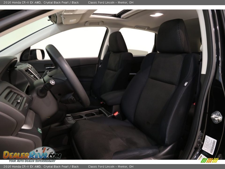 2016 Honda CR-V EX AWD Crystal Black Pearl / Black Photo #6