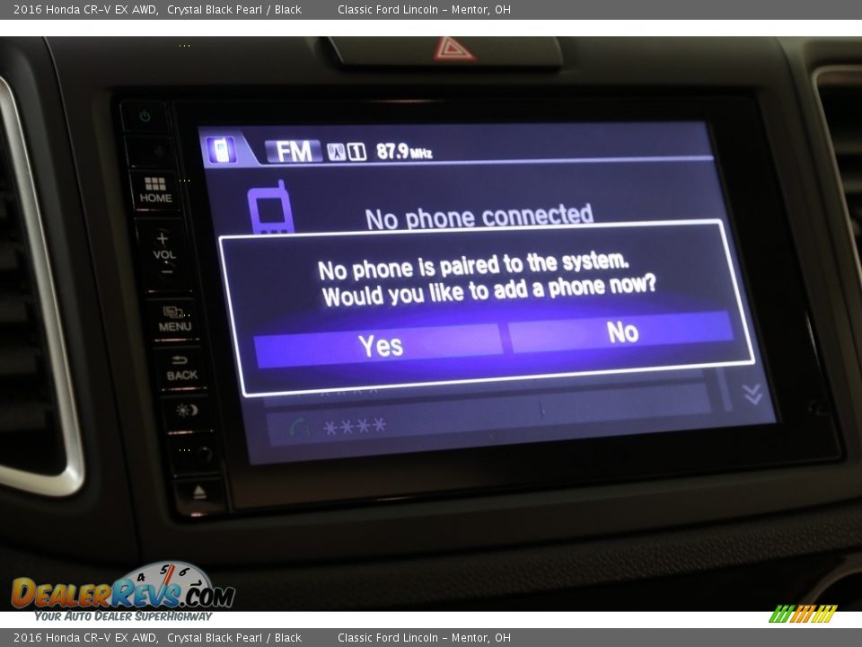 2016 Honda CR-V EX AWD Crystal Black Pearl / Black Photo #13
