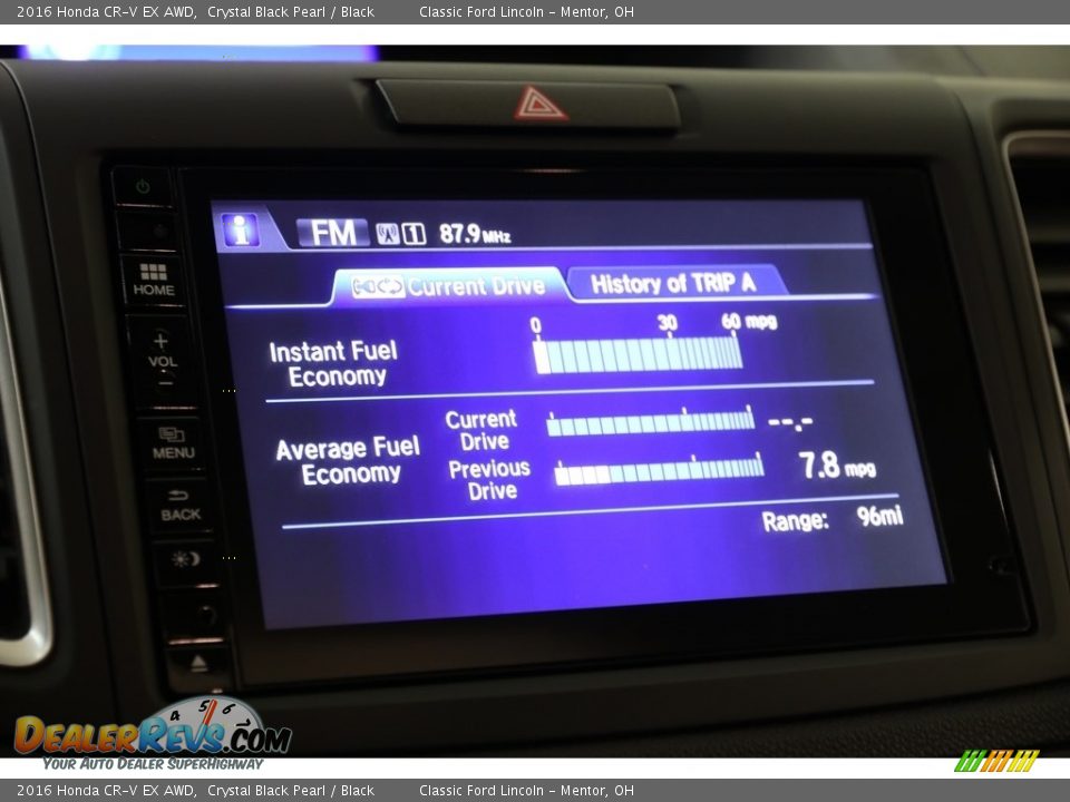 2016 Honda CR-V EX AWD Crystal Black Pearl / Black Photo #14