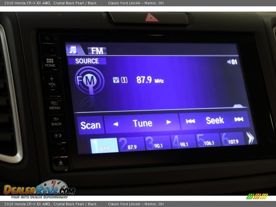 2016 Honda CR-V EX AWD Crystal Black Pearl / Black Photo #15