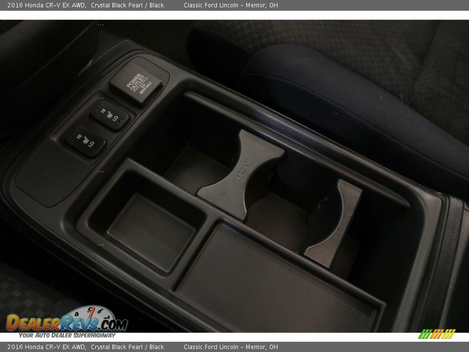 2016 Honda CR-V EX AWD Crystal Black Pearl / Black Photo #19