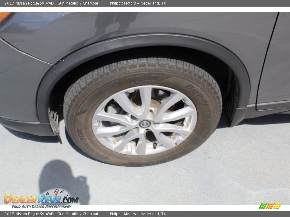 2017 Nissan Rogue SV AWD Gun Metallic / Charcoal Photo #5