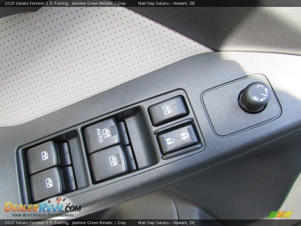 2015 Subaru Forester 2.5i Touring Jasmine Green Metallic / Gray Photo #15