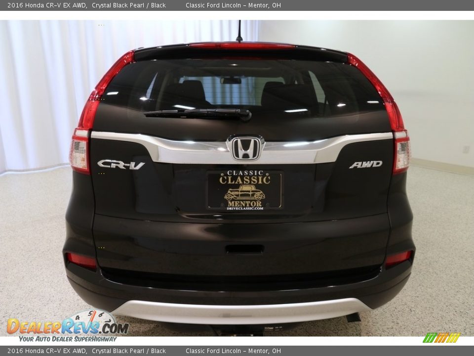 2016 Honda CR-V EX AWD Crystal Black Pearl / Black Photo #23