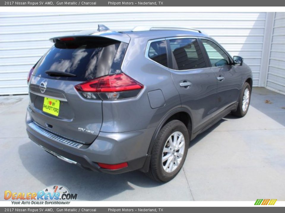 2017 Nissan Rogue SV AWD Gun Metallic / Charcoal Photo #8