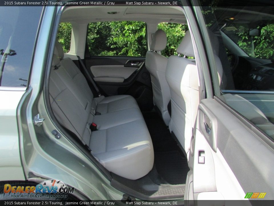 2015 Subaru Forester 2.5i Touring Jasmine Green Metallic / Gray Photo #19