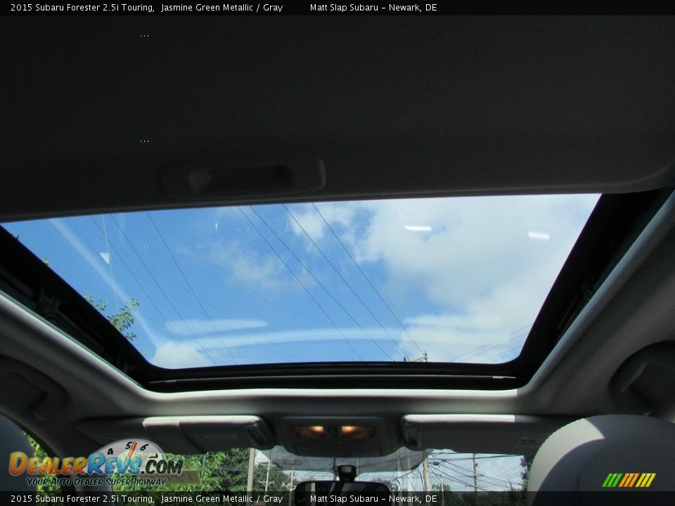 2015 Subaru Forester 2.5i Touring Jasmine Green Metallic / Gray Photo #20