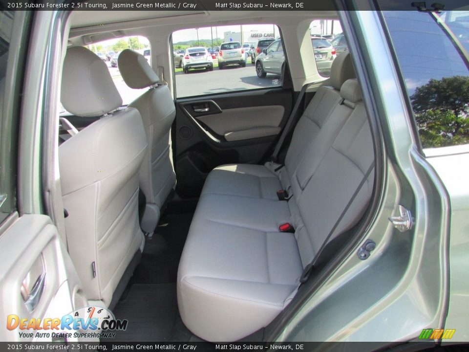 2015 Subaru Forester 2.5i Touring Jasmine Green Metallic / Gray Photo #21