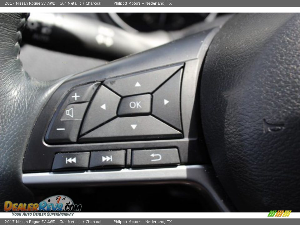 2017 Nissan Rogue SV AWD Gun Metallic / Charcoal Photo #12