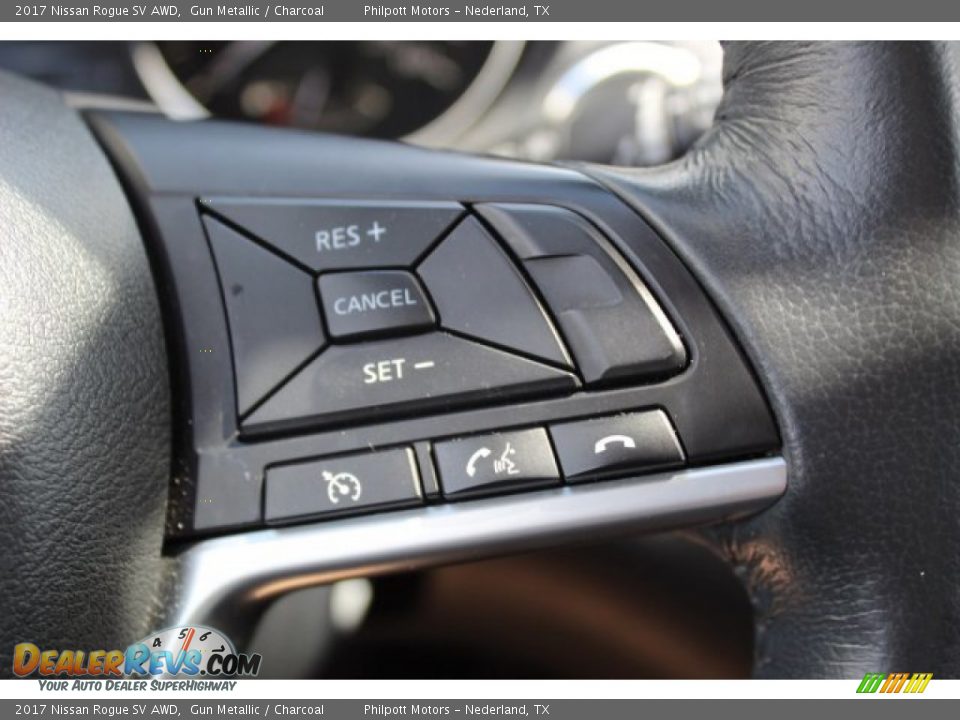 2017 Nissan Rogue SV AWD Gun Metallic / Charcoal Photo #13