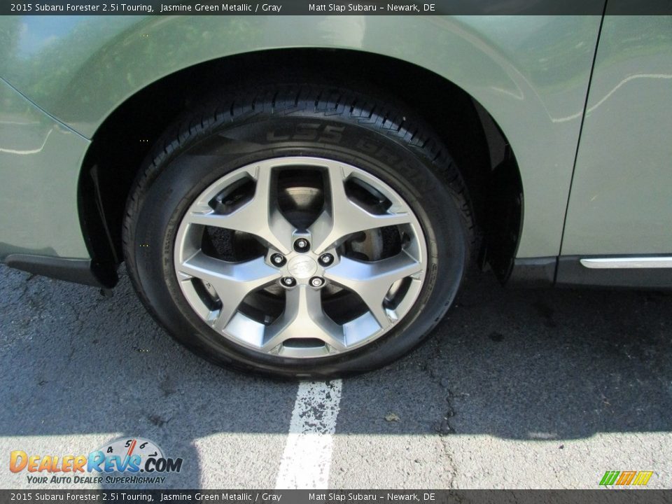 2015 Subaru Forester 2.5i Touring Jasmine Green Metallic / Gray Photo #22