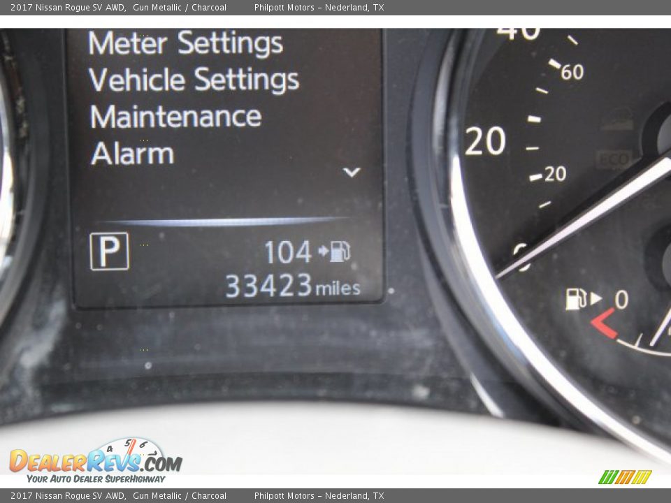 2017 Nissan Rogue SV AWD Gun Metallic / Charcoal Photo #15