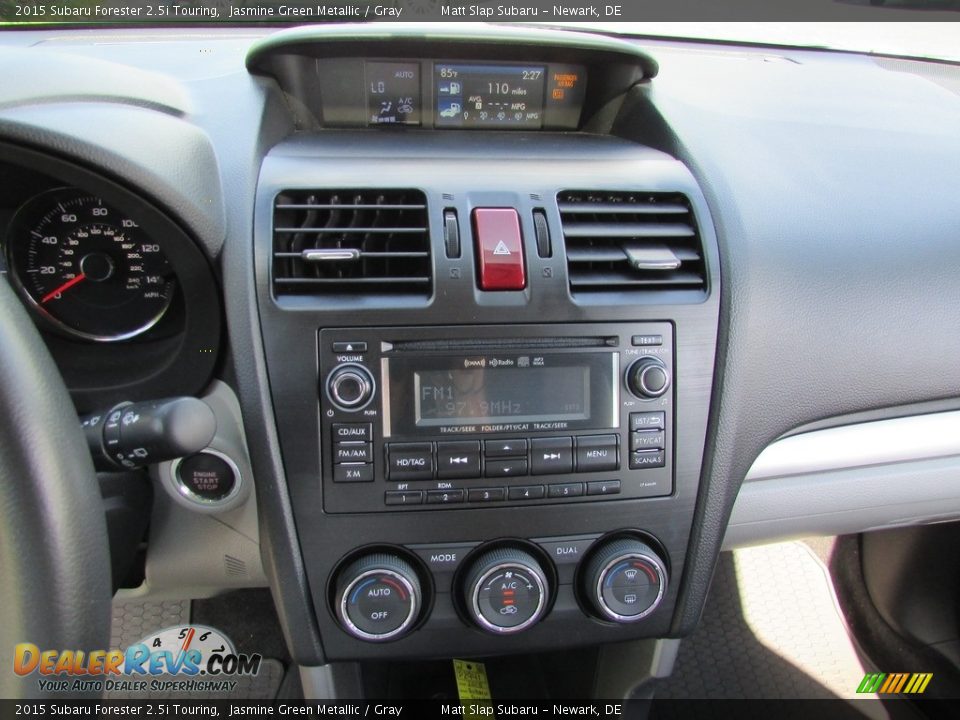 2015 Subaru Forester 2.5i Touring Jasmine Green Metallic / Gray Photo #25