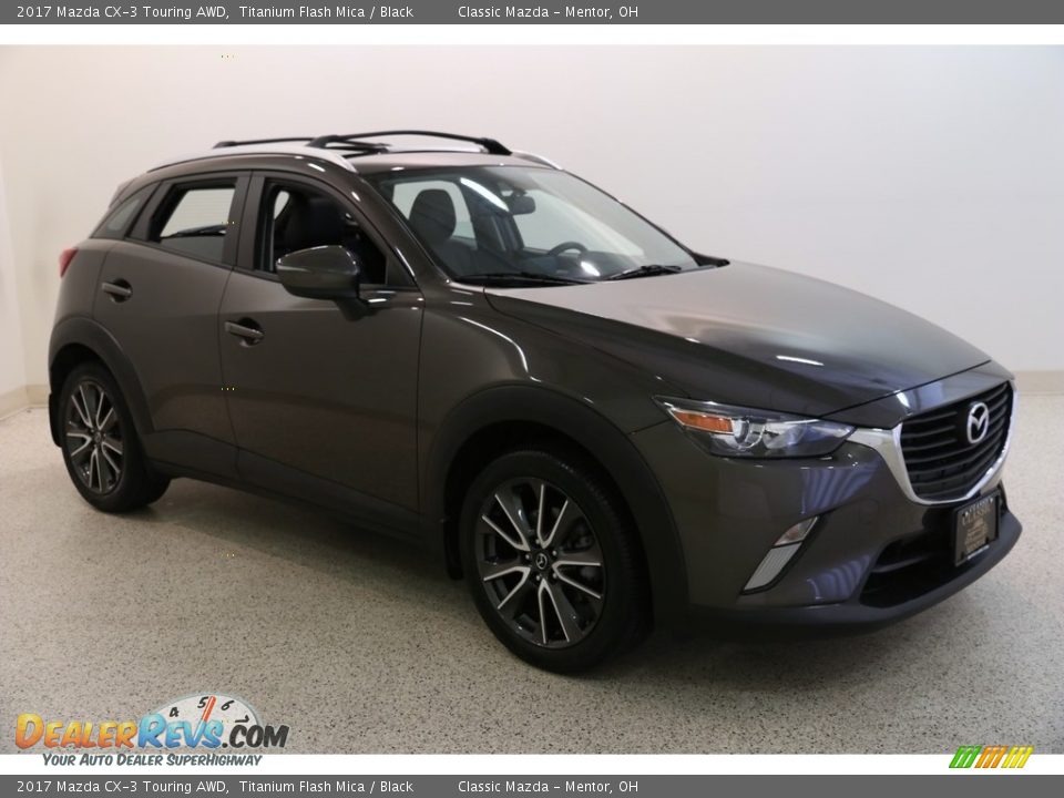 2017 Mazda CX-3 Touring AWD Titanium Flash Mica / Black Photo #1