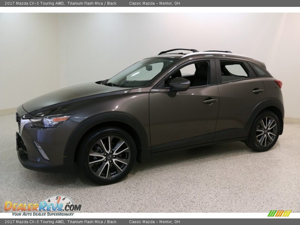 2017 Mazda CX-3 Touring AWD Titanium Flash Mica / Black Photo #3