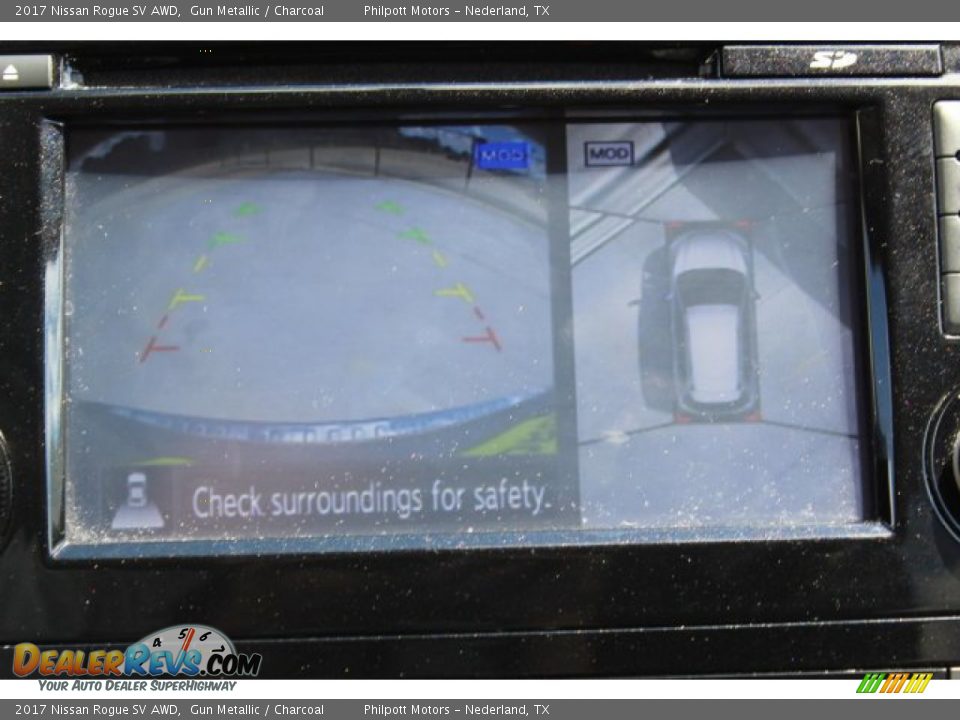 2017 Nissan Rogue SV AWD Gun Metallic / Charcoal Photo #18