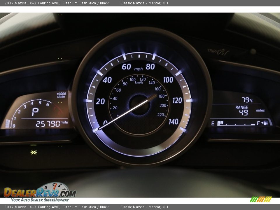 2017 Mazda CX-3 Touring AWD Titanium Flash Mica / Black Photo #8