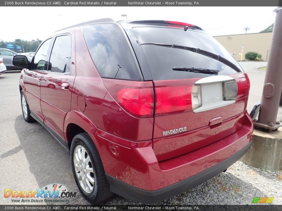 2006 Buick Rendezvous CX AWD Cardinal Red Metallic / Neutral Photo #2
