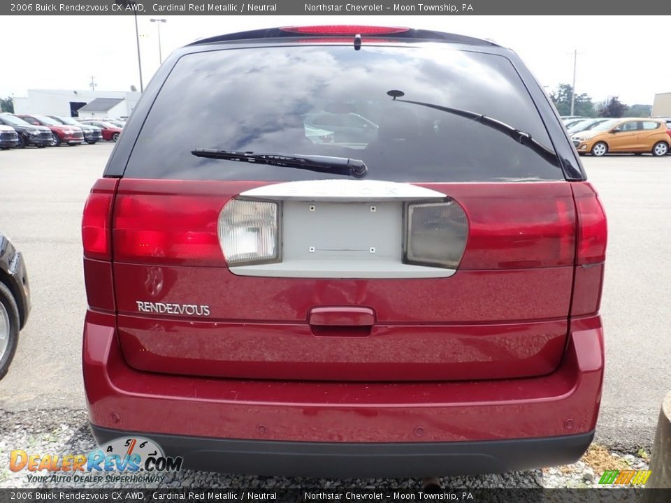 2006 Buick Rendezvous CX AWD Cardinal Red Metallic / Neutral Photo #3