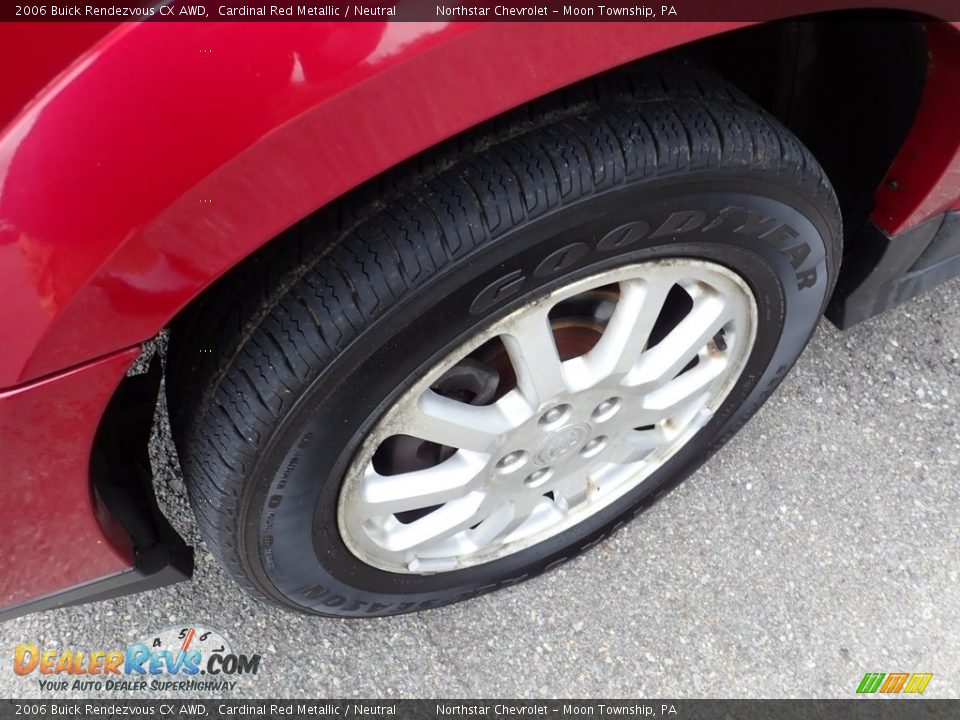 2006 Buick Rendezvous CX AWD Cardinal Red Metallic / Neutral Photo #6