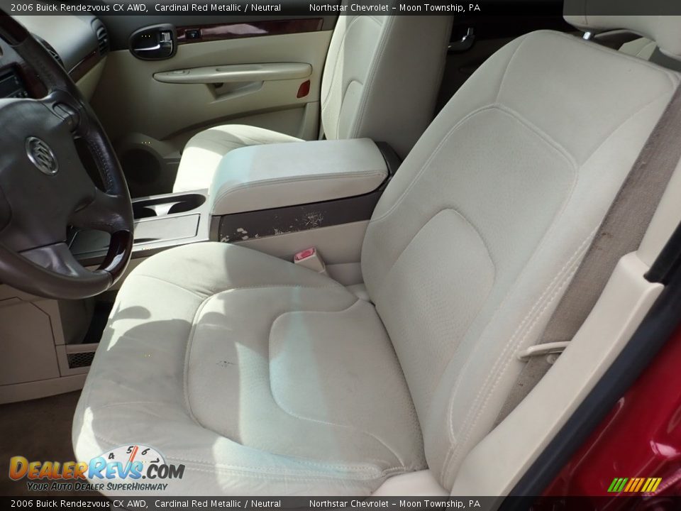 2006 Buick Rendezvous CX AWD Cardinal Red Metallic / Neutral Photo #7
