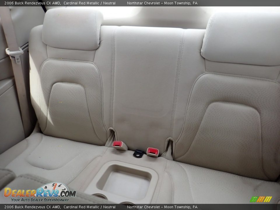 2006 Buick Rendezvous CX AWD Cardinal Red Metallic / Neutral Photo #9