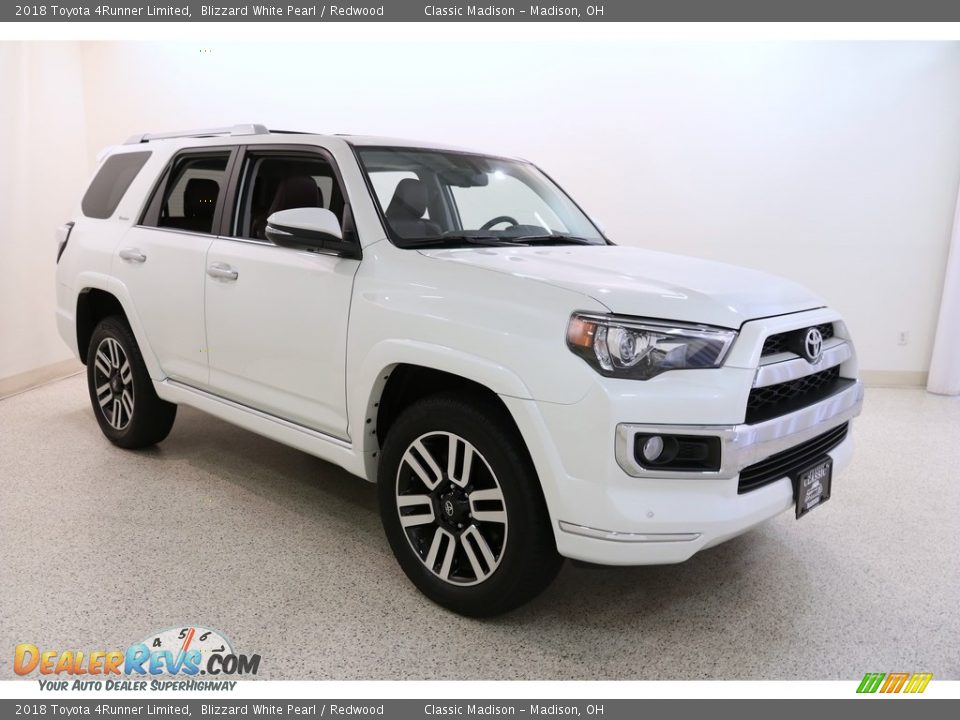 2018 Toyota 4Runner Limited Blizzard White Pearl / Redwood Photo #1