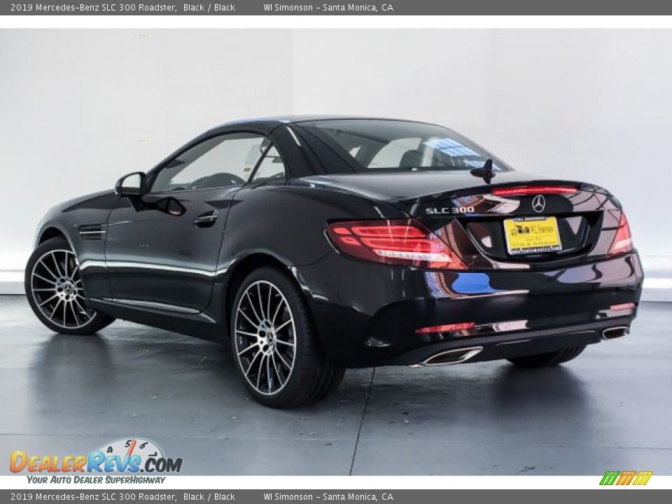 2019 Mercedes-Benz SLC 300 Roadster Black / Black Photo #2