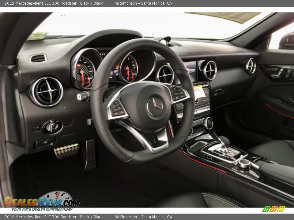 2019 Mercedes-Benz SLC 300 Roadster Black / Black Photo #4
