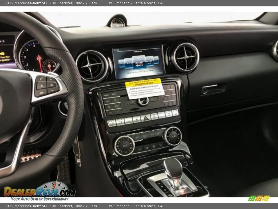 2019 Mercedes-Benz SLC 300 Roadster Black / Black Photo #6