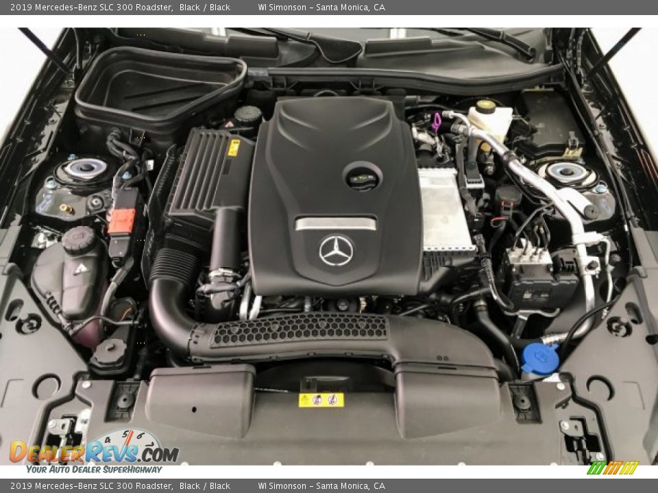 2019 Mercedes-Benz SLC 300 Roadster Black / Black Photo #8