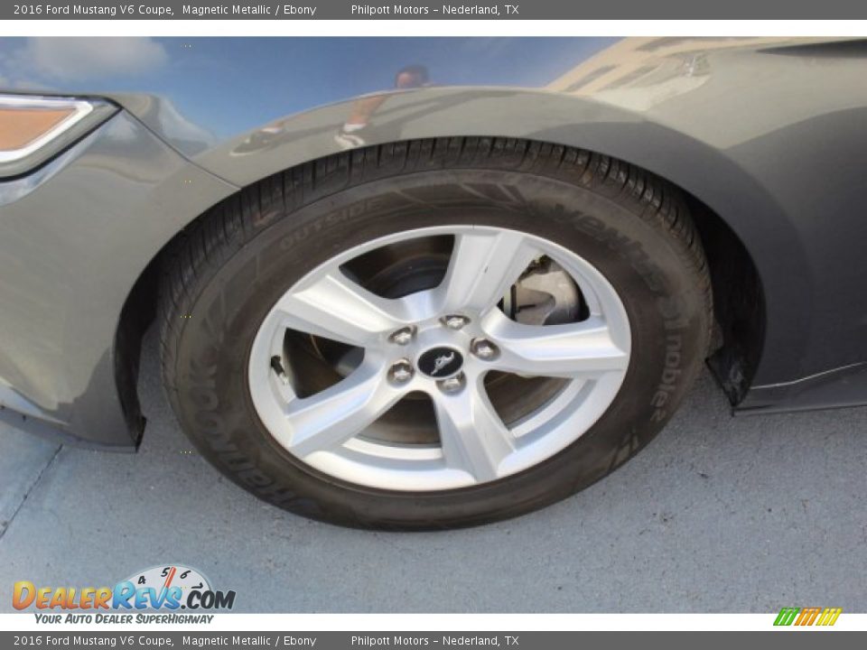 2016 Ford Mustang V6 Coupe Magnetic Metallic / Ebony Photo #5