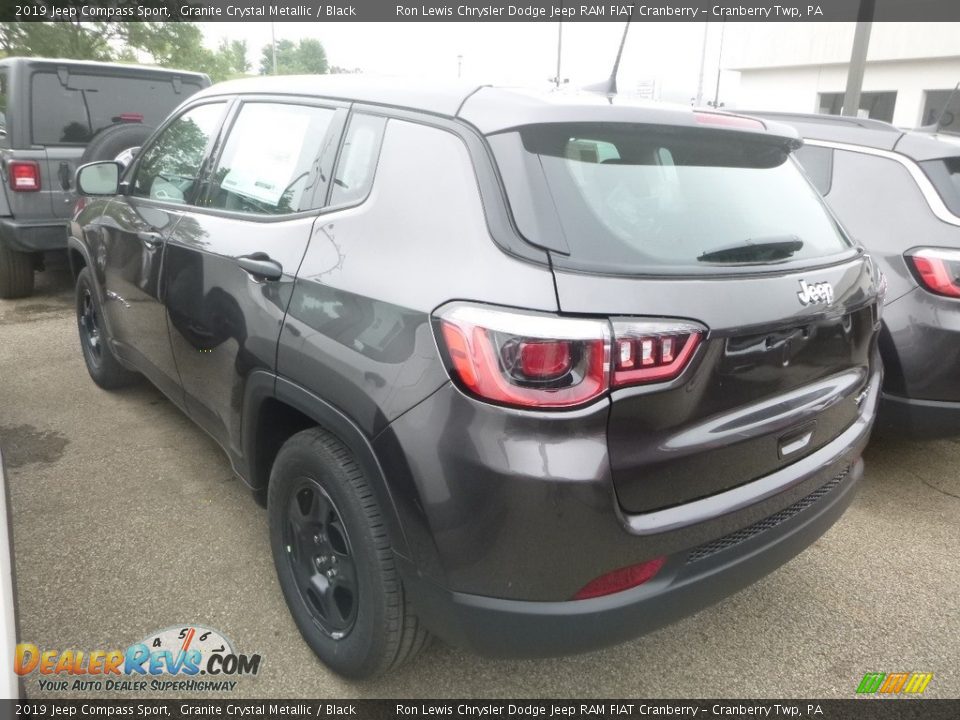 2019 Jeep Compass Sport Granite Crystal Metallic / Black Photo #3