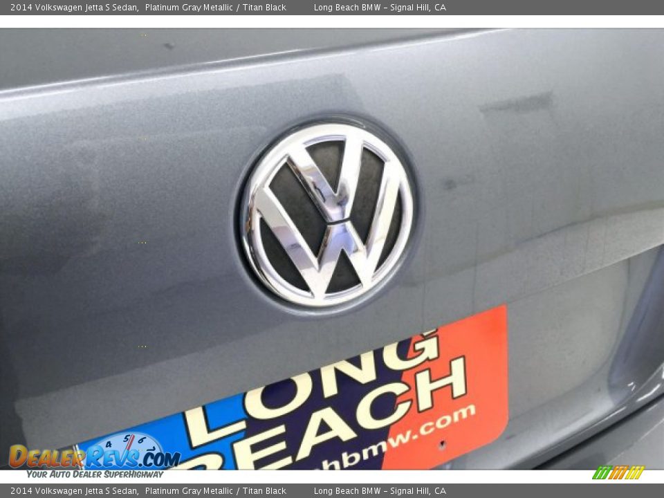 2014 Volkswagen Jetta S Sedan Platinum Gray Metallic / Titan Black Photo #22