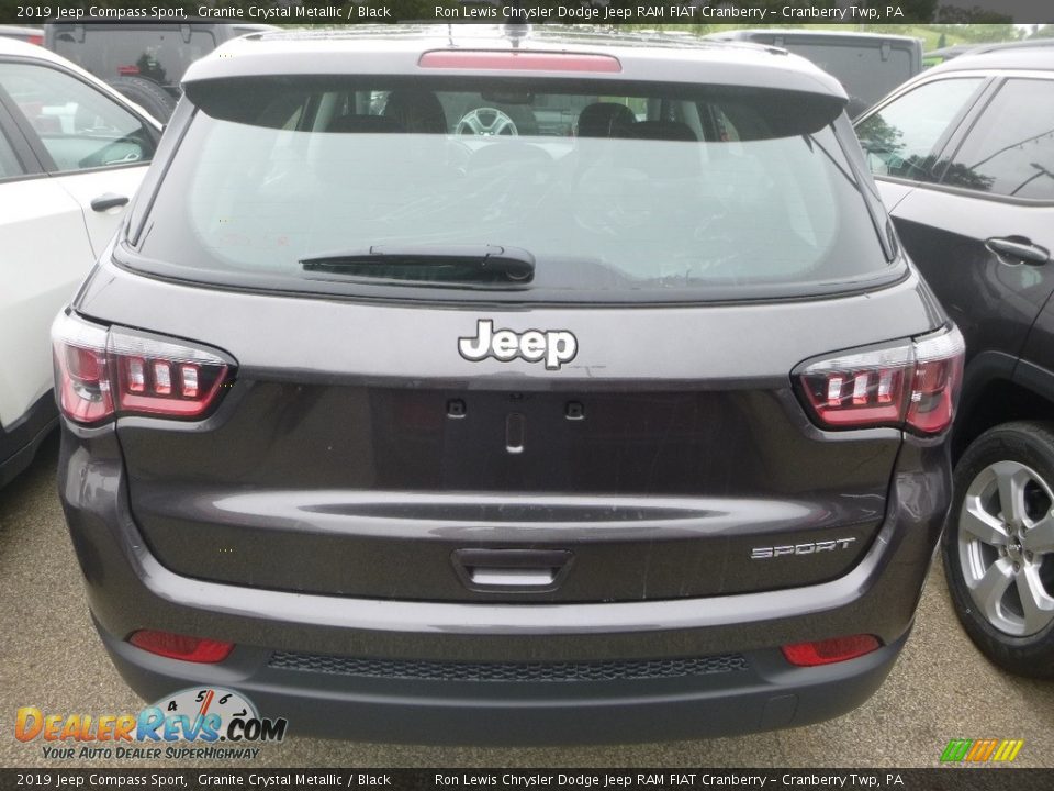 2019 Jeep Compass Sport Granite Crystal Metallic / Black Photo #4