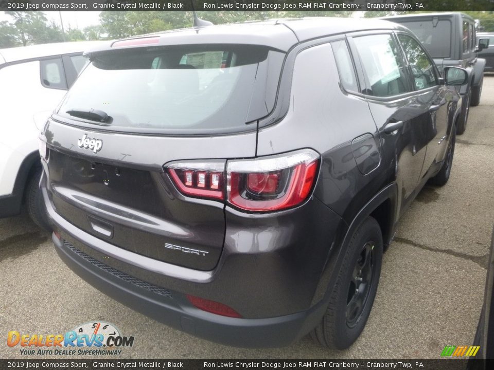 2019 Jeep Compass Sport Granite Crystal Metallic / Black Photo #5