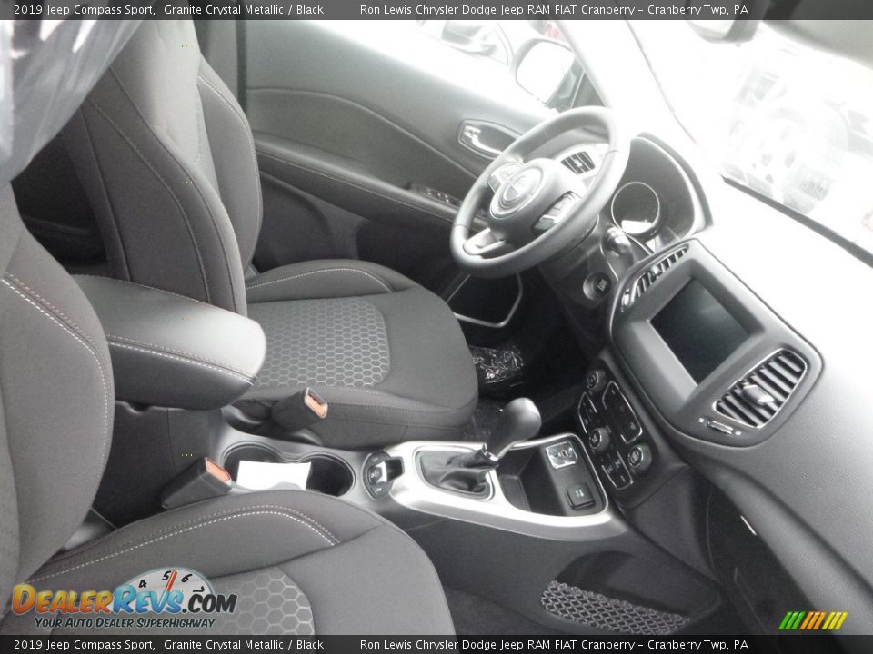 2019 Jeep Compass Sport Granite Crystal Metallic / Black Photo #7