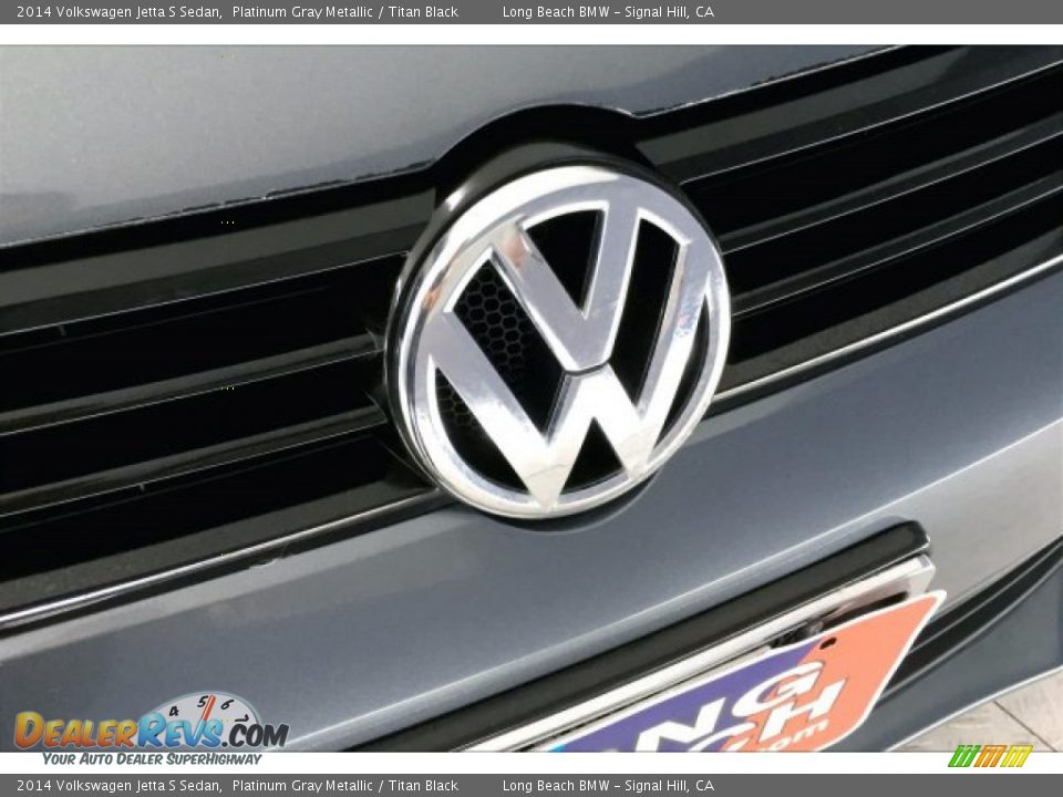2014 Volkswagen Jetta S Sedan Platinum Gray Metallic / Titan Black Photo #27