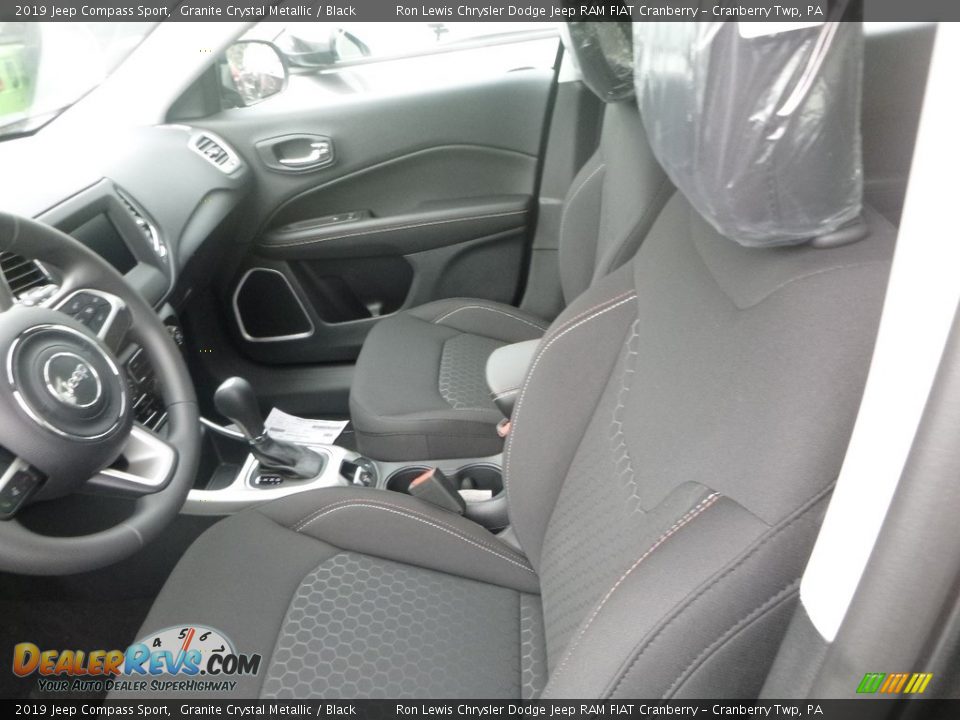 2019 Jeep Compass Sport Granite Crystal Metallic / Black Photo #11