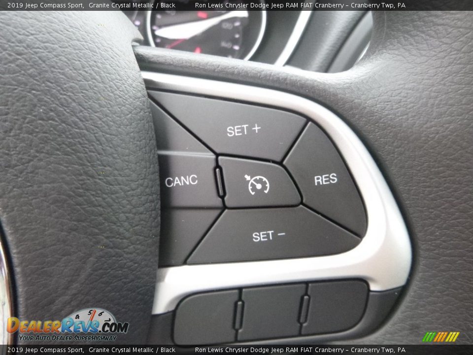 2019 Jeep Compass Sport Granite Crystal Metallic / Black Photo #14